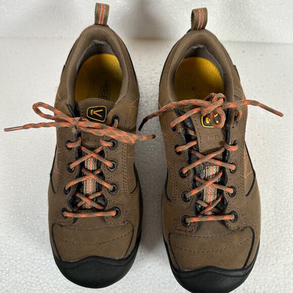 Keen Mesa ESD Steel Toe Slip Resistant Work Boots Women's 7 Brown F2413-11 *Flaw - Picture 6 of 12